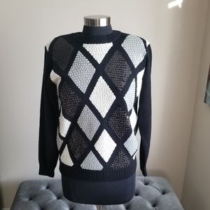 Vintage Sequined Sweater